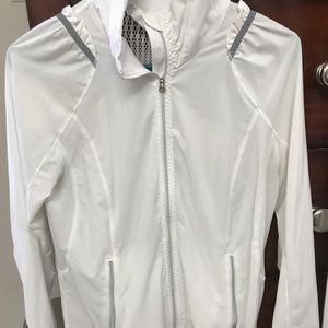 Lululemon sheer white windbreaker